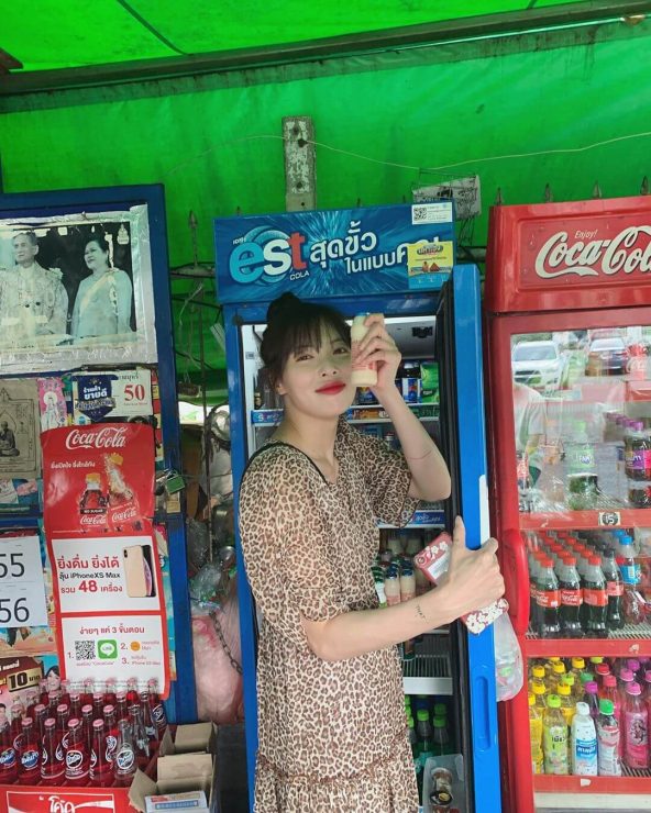 韓風豹紋連身洋裝韓國女星推薦夏天