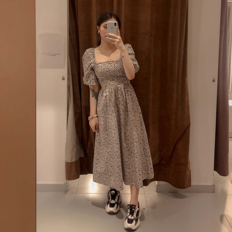2020清爽夏日穿搭老爹鞋＋洋裝韓國