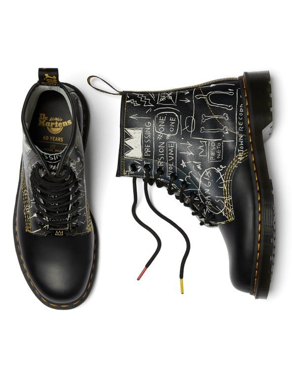 Dr. Martens推出限定鞋款1460 BASQUIAT WHITE & BLACK_NTD. $7,280