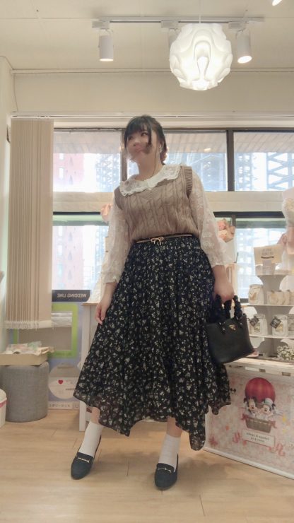 棉花糖女孩穿搭 肉肉女孩穿搭 梨形身材穿搭 顯瘦穿搭 碎花洋裝7