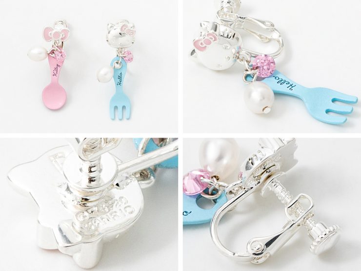 Hello Kitty 甜蜜野餐夾式耳環_Bonny _ Read 飾品_0