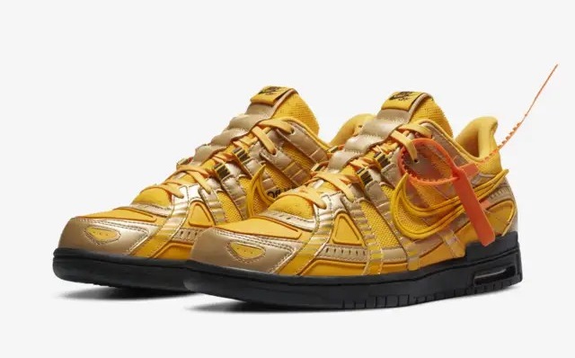 OFF-WHITE × NIKE AIR RUBBER DUNK GOLD OFF-WHITE × NIKE AIR RUBBER DUNK WIGHT OFF-WHITE × NIKE AIR RUBBER DUNK限量 6