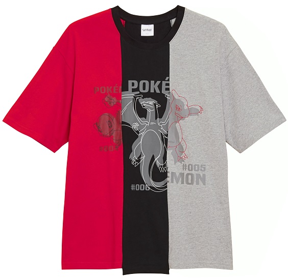 男裝棉質寬版T恤POKEMON ICY2_售價$590元