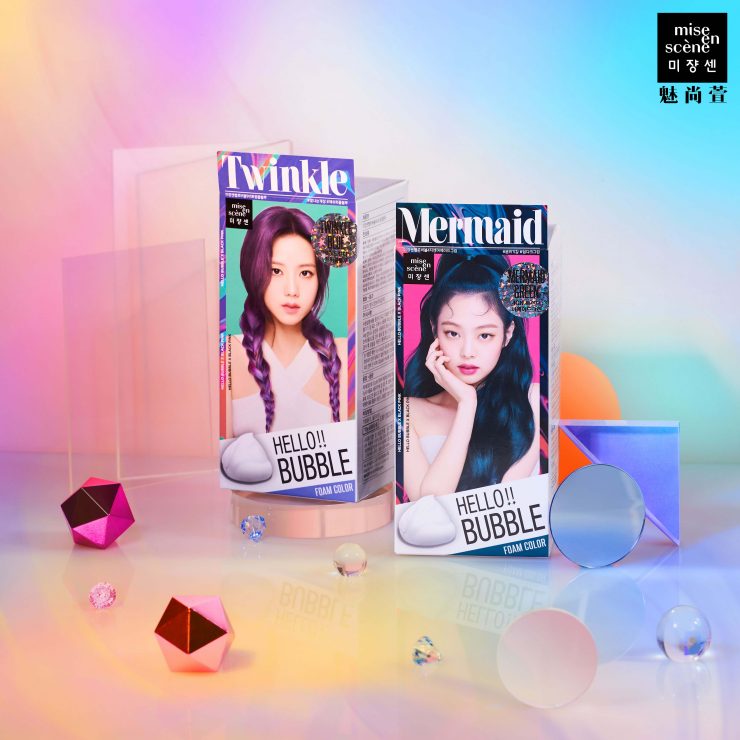 魅尚萱Hello Bubble泡沫染髮劑Neon Paradise系列登台！