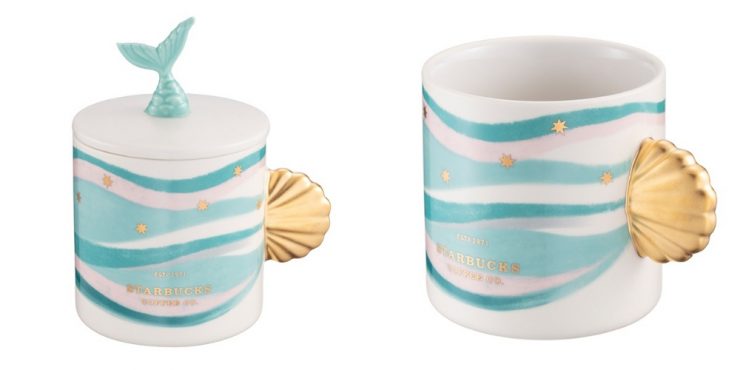 魚尾貝殼馬克杯，售價650。容量：10OZ。 (1)