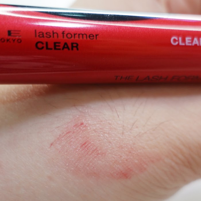 彩色睫毛膏 KATE 雙重記憶美睫捲翹膏 CL-2 實際試色圖