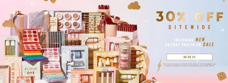 2021最新Colourpop黑五優惠!Cyber Week Sale 2021