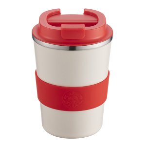 2020星巴克聖誕限定 WHT RED不鏽鋼杯