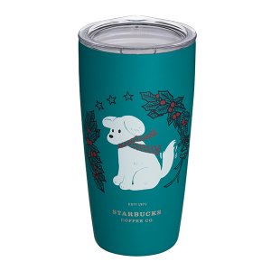 2020星巴克聖誕限定 狗狗祝福不鏽鋼杯