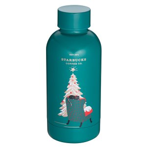 2020星巴克聖誕限定 綠色耶誕不鏽鋼水壺