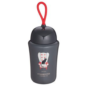 2020星巴克聖誕限定 黑貓歡樂不鏽鋼水壺