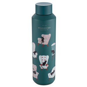 2020星巴克聖誕限定 黑貓耶誕不鏽鋼水壺