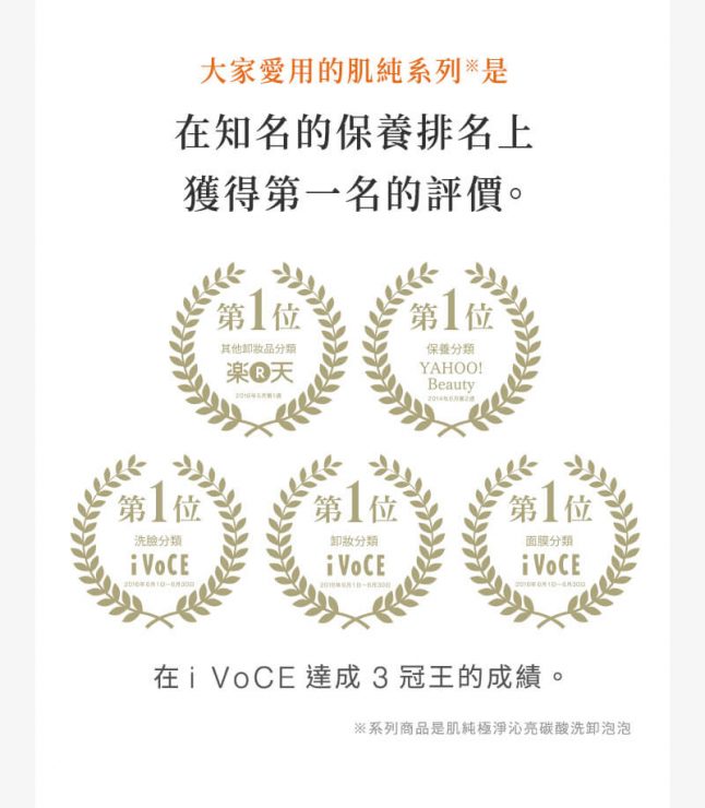 肌純極淨沁亮碳酸洗卸泡泡