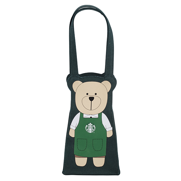 森林綠bearista隨行杯袋1