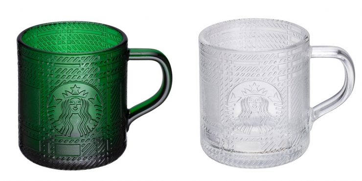 碧綠格紋女神玻璃杯，售價580。容量：400ml。