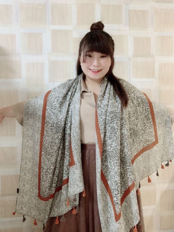 秋冬配件 秋冬卡西米亞絲巾 秋冬羊絨圍巾 秋冬配件羊絨絲巾 11