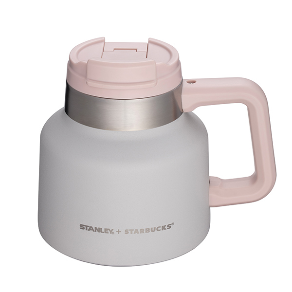 STANLEY考究灰不鏽鋼把手杯