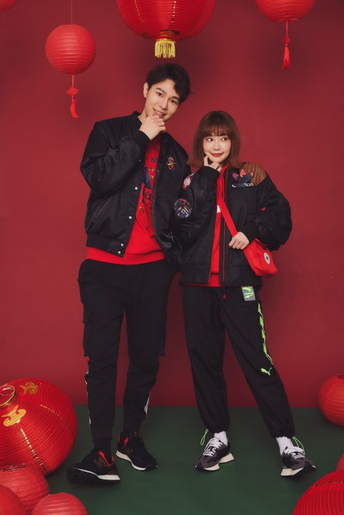 新春開運紅添喜氣、摩曼頓教你掌握「單一亮點」簡單穿衣法則，打造最IN時尚新年。