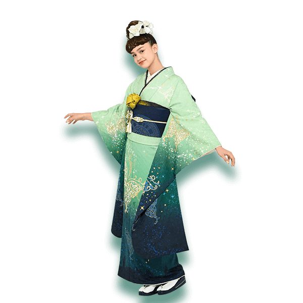 日本迪士尼角色和服振袖 迪士尼角色專屬和服 日本迪士尼和服 62