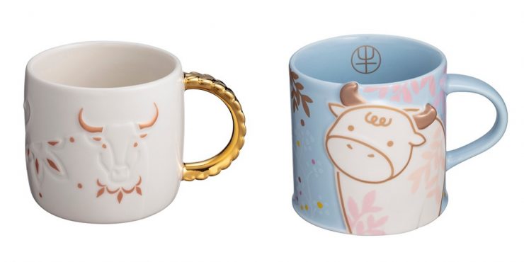 金牛迎春馬克杯，售價600。容量：12OZ。