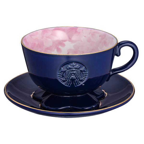 夜櫻舞影杯盤組