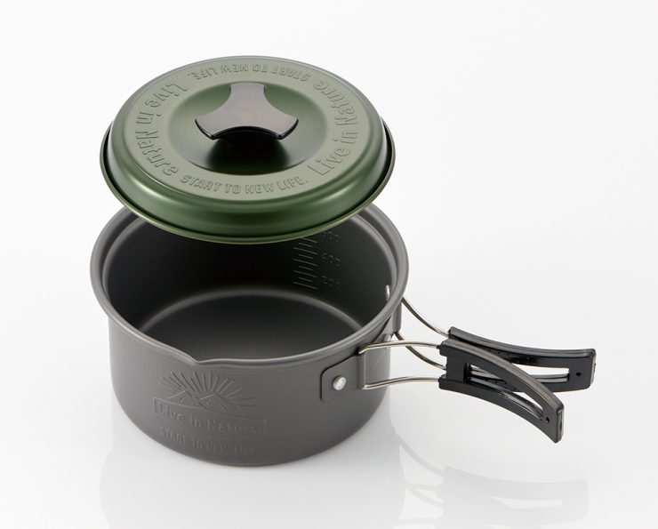 5-2 日本Skater輕量露營野炊鍋－1L／1.8L 售價750／950元