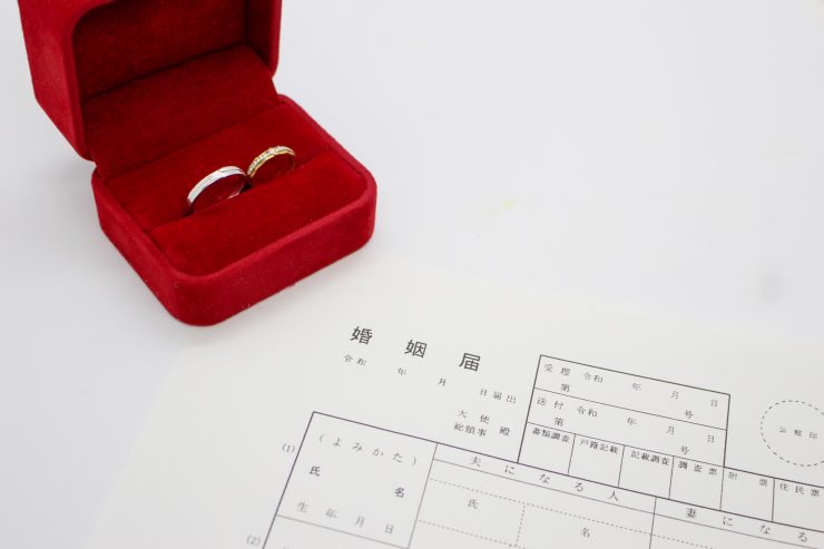 婚姻届示意圖