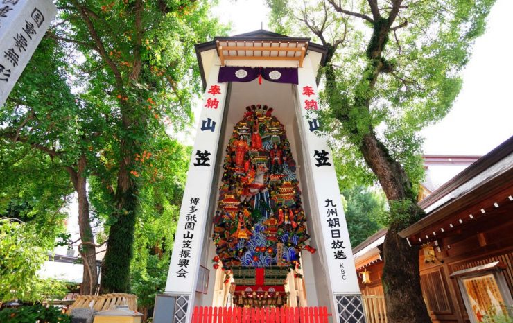 日本夏季祭典 日本祭典 夏季神社祭典 日本祇園山笠祭